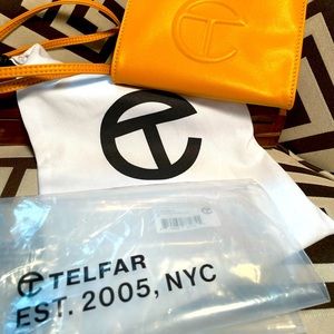Telfar Mustard Yellow Small Shopping Bag
